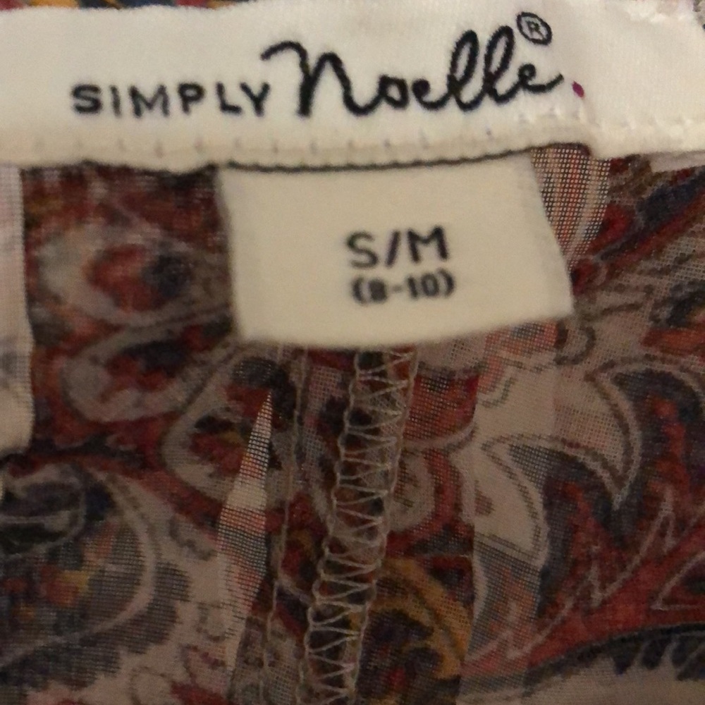 Vintage Simply Noelle Sheer blouse size 8/10-Sm-med - Picture 4 of 7